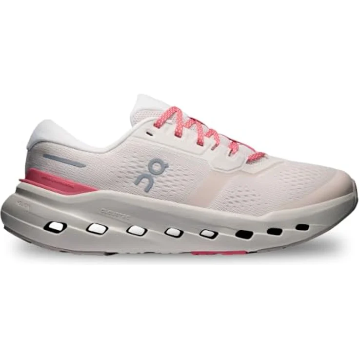 ON Running CLOUDRUNNER 3 OYSTER | CAMELLIA, Stabile Laufschuhe für Damen mit CloudTec®-Zwischensohle, atmungsaktiv, Größe 38.5 – Bild 1