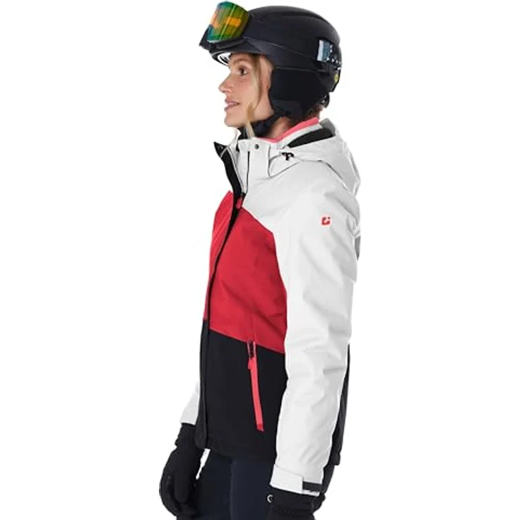 Killtec KSW 67 WMN Skijacke, atmungsaktiv und wasserdicht, modern red, Größe 46 – Bild 4