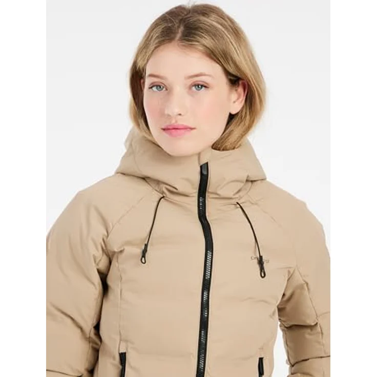 PROTEST PRTALYSUMI Skijacke, beige, Kapuze, Damen, Größe 40 – Bild 2