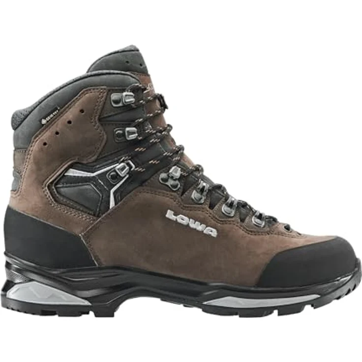 LOWA Camino Evo GTX, Wanderschuhe für Herren, wasserfest aus Nubukleder, braun, Größe 44.5 – Bild 2