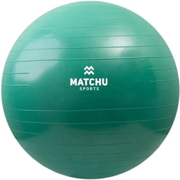 Matchu Sports Fitnessball 65 cm - Ø 65 cm - Grün