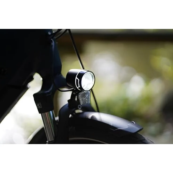 Prophete Entdecker 3.0 Trekking E-Bike 28 Zoll - 360Wh - Integrierter Akku - Mittelmotor AEG - 9-Gang Kettenschaltung - HDY. Scheibenbremse - Rahemnhöhe 54 cm, Diamantschwarz – Bild 6