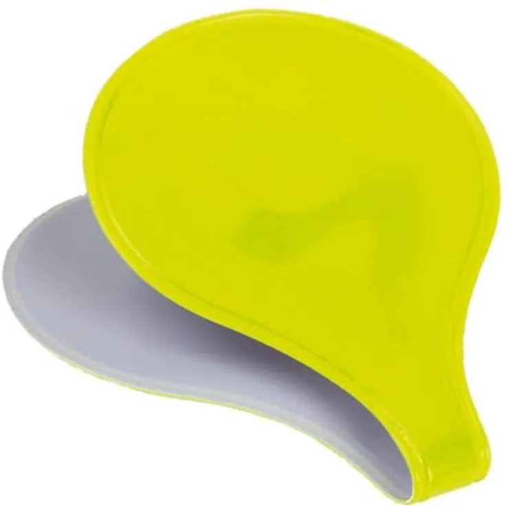 M-Wave Reflex-Magnetklammer, gelb, für Radsport, Unisex