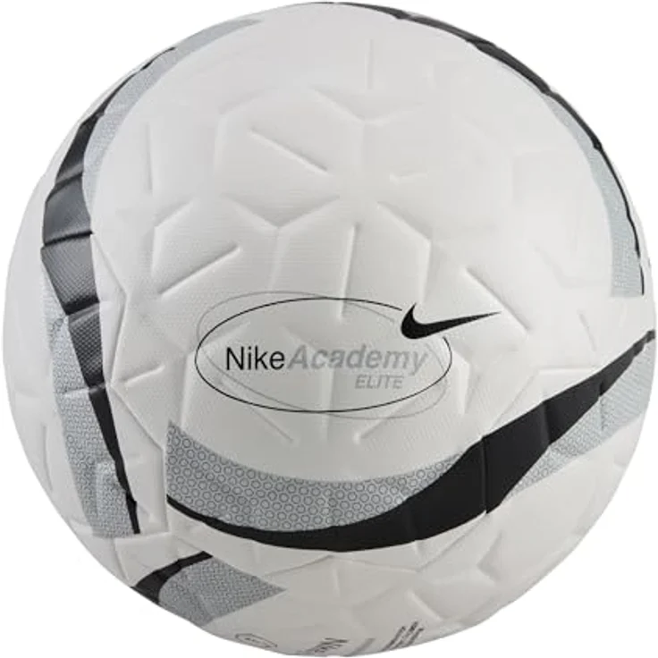 Nike Unisex Club Elite Team - Fa25 Fußbälle, White/Silver/Black, Größe 5, komfortabel und hochwertig – Bild 2