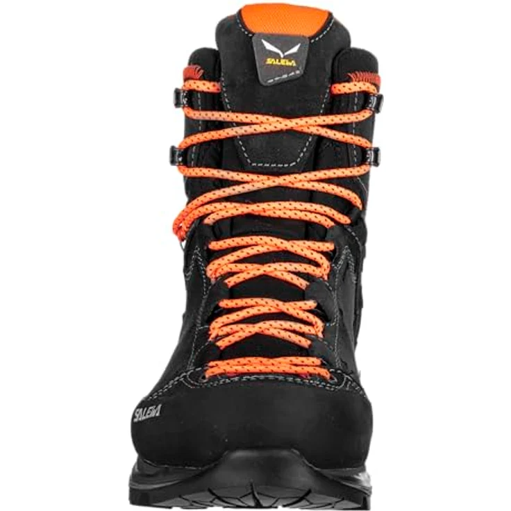 Salewa Mountain Trainer 2 Mid Gore-Tex, Herren Wanderschuhe mit 360°-Vollgummi-Schutzrand, wasserdicht, Schwarz, Größe 44 – Bild 6