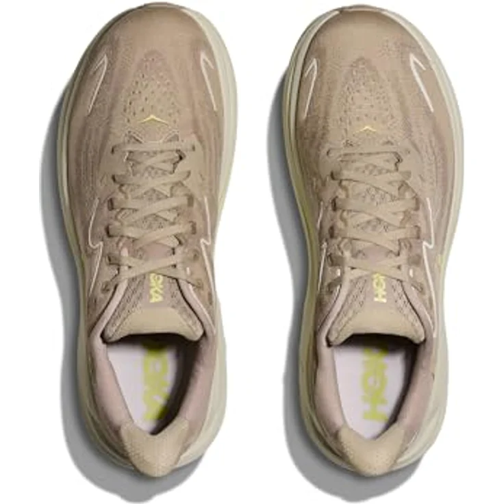 Hoka Clifton 10, Neutrale Laufschuhe für Herren mit atmungsaktivem Mesh-Obermaterial und stabilisierender Fersenkappe, grau – Bild 6