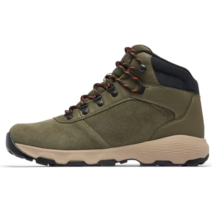 Columbia Newton Wander, Wanderschuhe aus grünem Wildleder mit wasserdichter Omni-Tech Konstruktion und Omni-Grip Laufsohle, Größe 40,5 EU – Bild 8