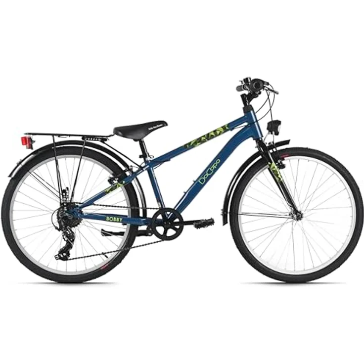 Dacapo BOBBY, 24" Kindervelo mit 7-Gang SHIMANO Schaltung, V-Brakes und Beleuchtung, für Körpergrößen 130-150 cm – Bild 2