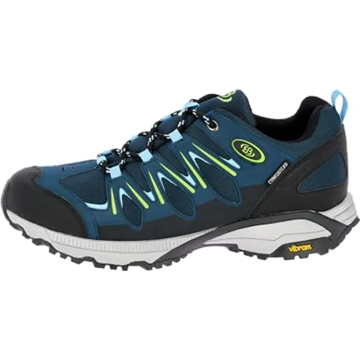 Brütting Herren Wanderschuhe, robuste Outdoorschuhe aus Synthetik mit Schnürverschluss, Größe 38, Blau – Bild 3