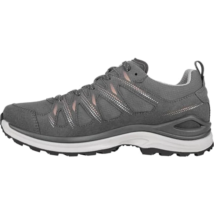 Lowa Innox Evo II GTX, All-Terrain Wanderschuh aus Textil/Mikrofaser, wasserdicht, asphalt/lachs, Modell 2024 – Bild 3