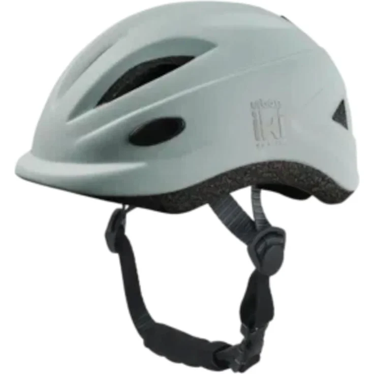 Urban Iki Junior-Fahrradhelm, Sicherheitshelm für Kinder in Grau, Größe XS mit hervorragender Stossdämpfung und optimaler Belüftung