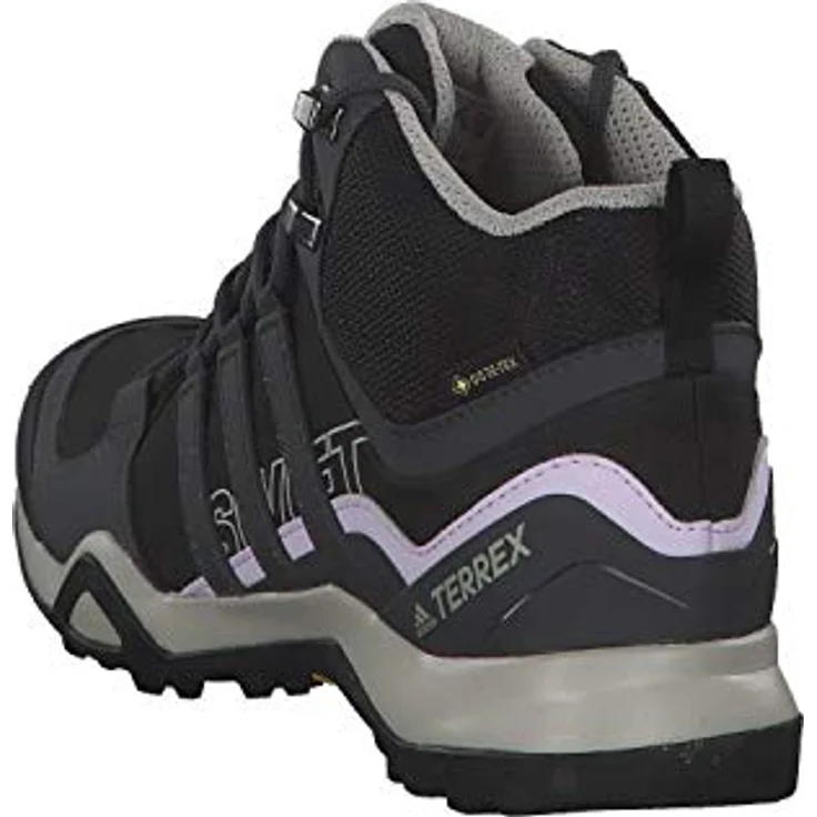 adidas Terrex Swift R2 Mid GTX, Damen Wanderschuhe, schwarz, wasserfest mit stabilisierender Laufsohle – Bild 4