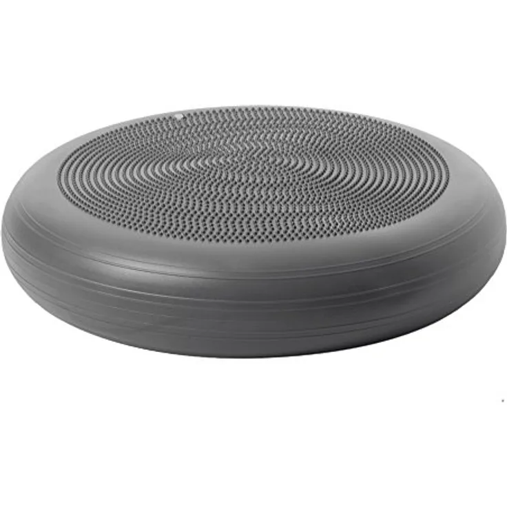 Togu 401408 Dynair Extreme Balancekissen, Anthrazit, 80 cm - Meditations- und Sitzkissen mit Senso-Noppen, made in Germany