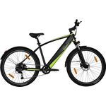 SachsenRAD E-Racing Mountainbike R8 Flex III, 14.5Ah Hydraulische Bremsen 9 Gang | 27.5 Zoll MTB Bike bis 150KM Herren Damen Elektrofahrrad-Schwarz