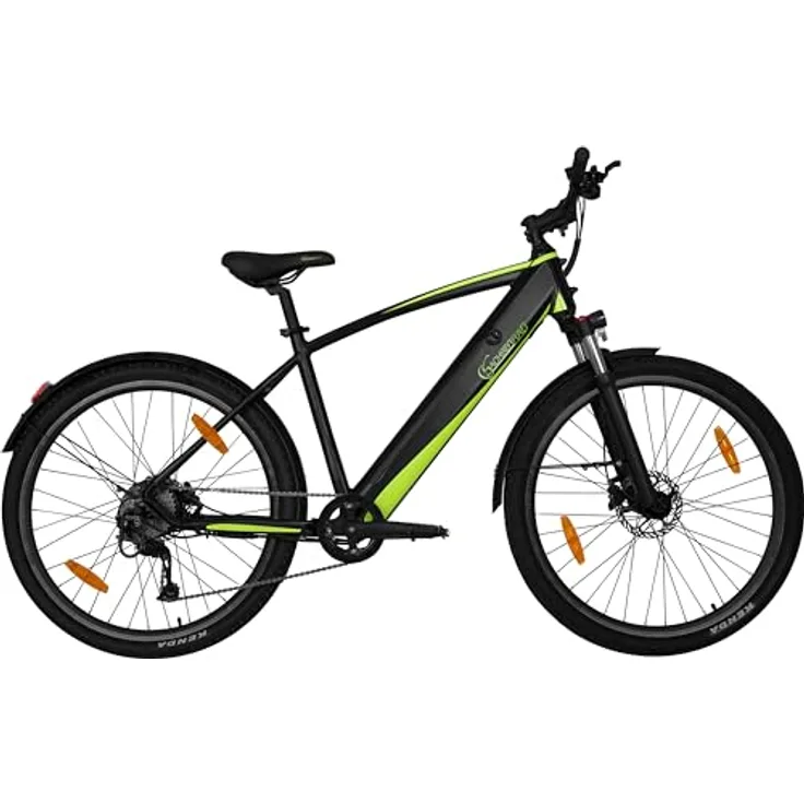 SachsenRAD E-Racing Mountainbike R8 Flex III, 14.5Ah Hydraulische Bremsen 9 Gang | 27.5 Zoll MTB Bike bis 150KM Herren Damen Elektrofahrrad-Schwarz