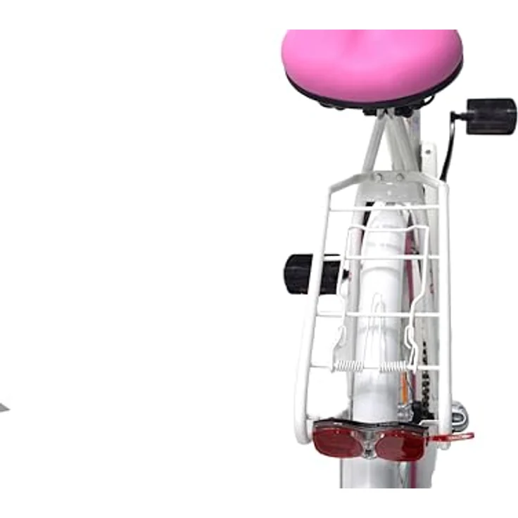 T&Y Trade 24 Zoll Kinder Mädchen City Fahrrad Nexus Nabenschaltung STVO Beleuchtung Weiß mit Pink 3 Gang – Bild 2