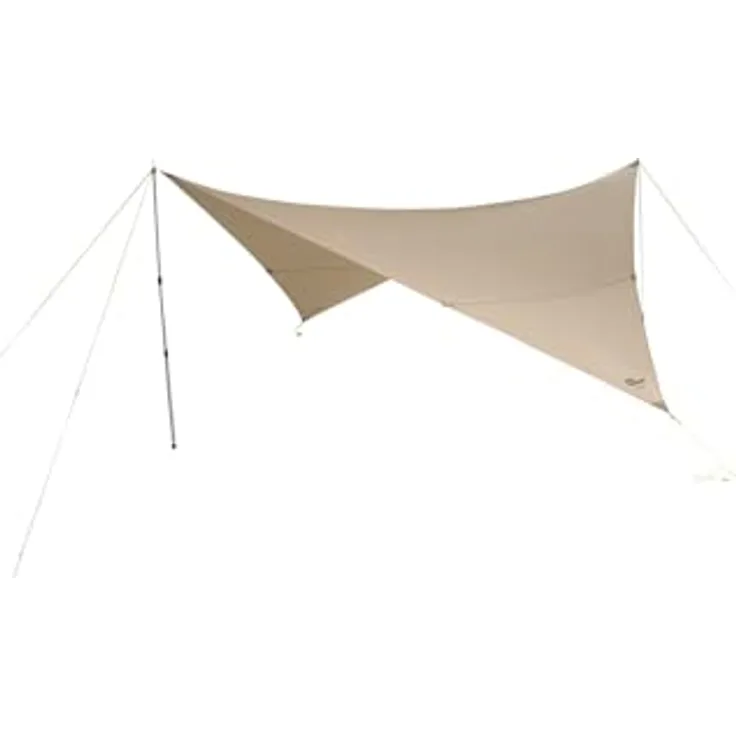 Jack Wolfskin Moonshadow Tarp, 4-Personen Zelt, 1.40 kg, 400 x 400 cm, wasserfest 4000 mm