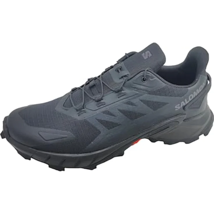 Salomon Supercross 4, Herren Wanderschuhe mit hervorragendem Grip und SensiFit™, Schwarz, Größe 46 2/3 – Bild 3