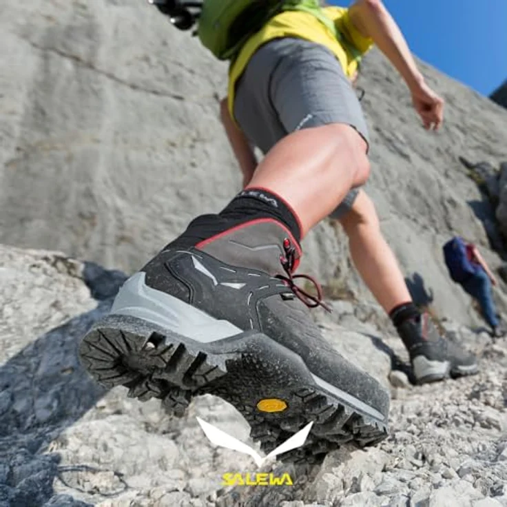 Salewa Mountain Trainer Mid GTX, leichter Trekking-Stiefel mit GORE-TEX® Futter, Atlantic Deep/Ombre Blue, EU 42 1/2 – Bild 3