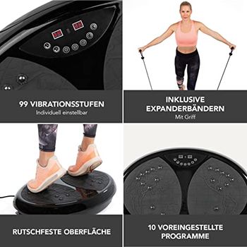 VITALmaxx Vibrationstrainer mit diversen Vibrationsstufen und