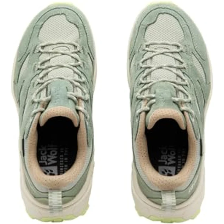 Jack Wolfskin Vojo Tour Texapore Low W, Damen Wanderschuhe mit wasserdichtem Wetterschutz, Grün – Bild 7