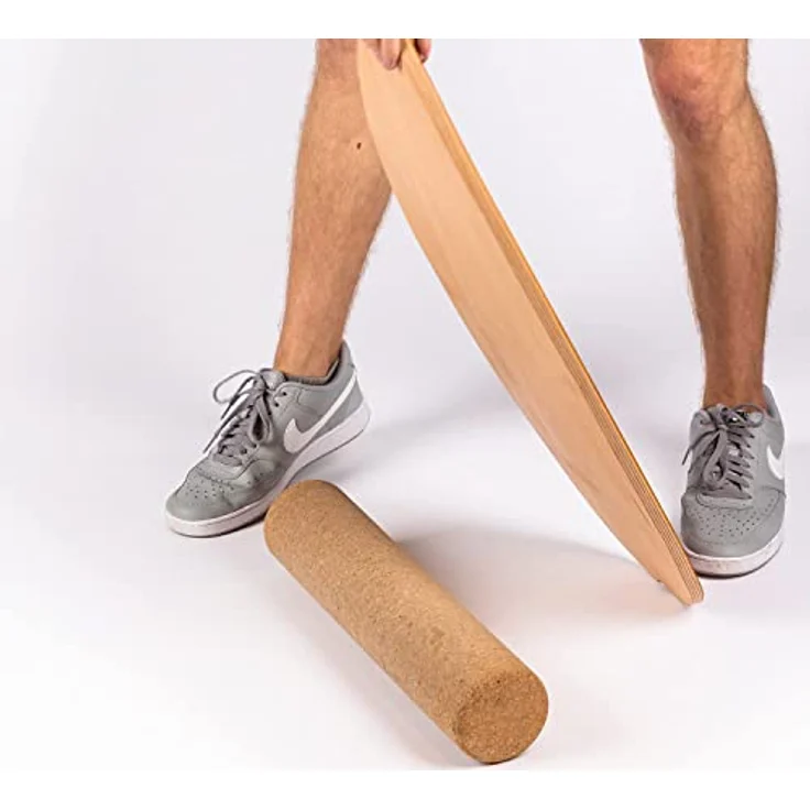 WAHU Board - Balance Board Rolle - Surf Balance Board (100% Holz) | Balance Board Holz | 100% Spaß garantiert – Bild 2