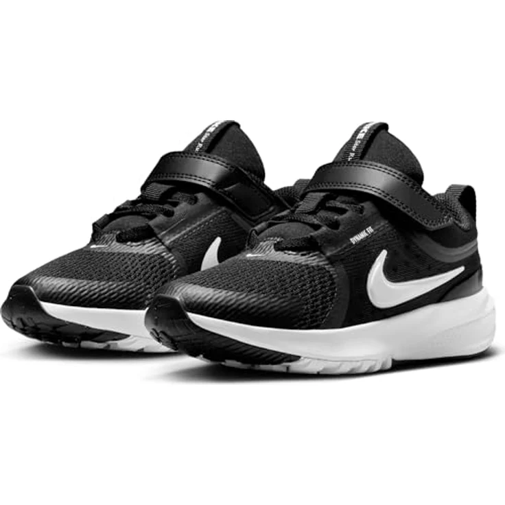 Nike Star Runner 5, Laufschuhe für Kinder mit federnder Dämpfung und atmungsaktivem Mesh-Obermaterial, schwarz – Bild 2