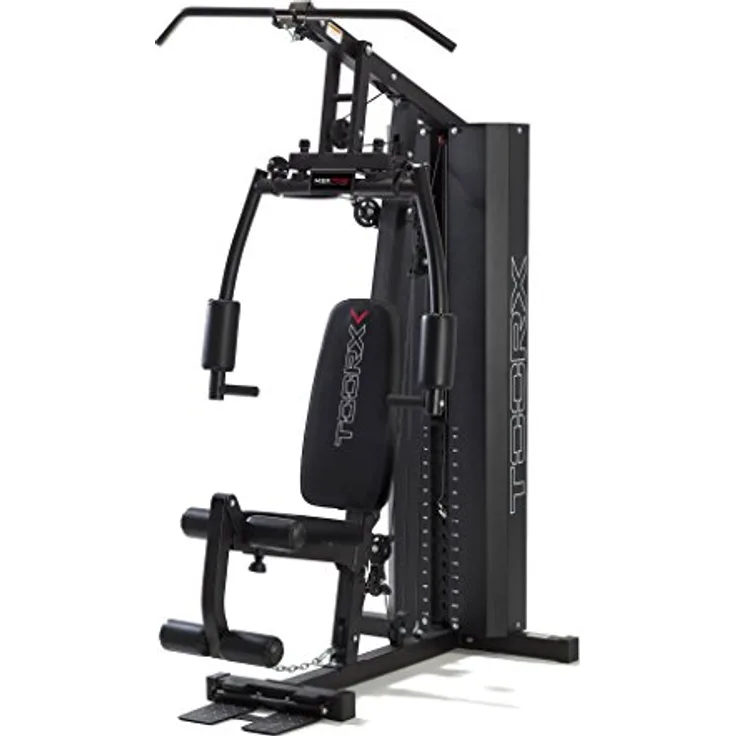 Toorx MSX-70 Kraftstation, Multifunktionsgerät mit 102 kg Gewichtsblöcken, Schwarz, Kohlenstoffstahl, für Brust-, Bein-, Arm- und Schultertraining