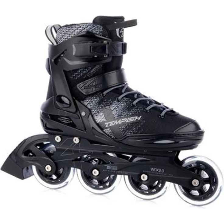 Tempish WOX 2.0, Inlineskates für Sport und Freizeit mit 84 mm CATCH Rollen, mittelhoher Schalenaufbau und bequemer Polsterung