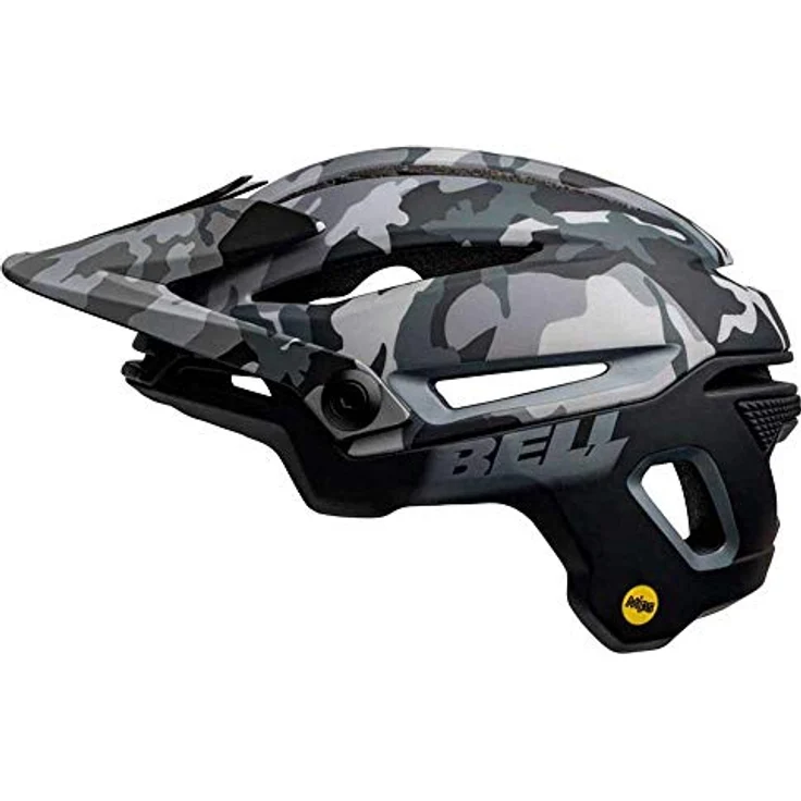 Bell Sixer Velohelm, MIPS-Technologie, Float Fit Anpassungssystem, Größe 58 - 59 cm, justierbares Visier, abnehmbare Kamera-/Lichthalterung – Bild 1