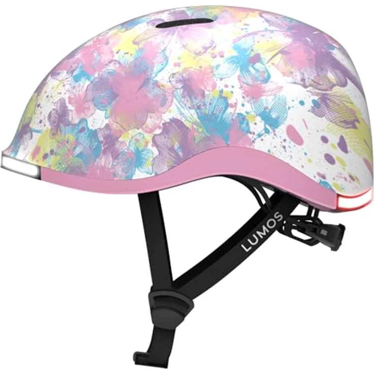 Lumen Labs Nyxel Youth, Bike Helm mit integrierten Lichtelementen, Größe S, Blossom – Bild 1