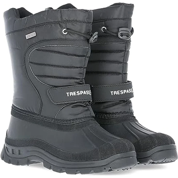 Trespass Dodo, Kinder-Schneemänner Wanderschuhe Größe 31, Gummisohle mit verstellbarem Toggle, PU-Obermaterial, gepolstert – Bild 4