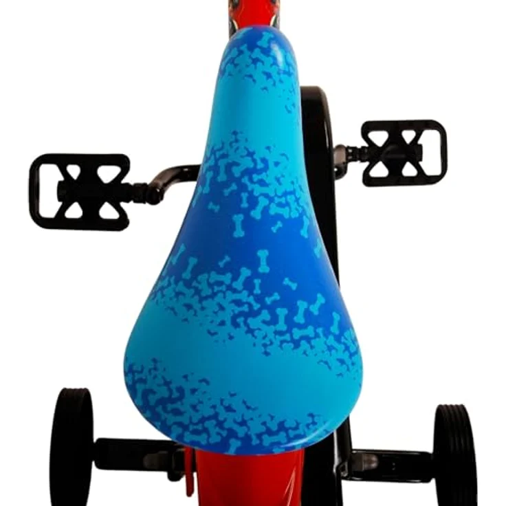 PAW PATROL Kinderfahrrad Jungen - Rot / Blau - 85% zusammengebaut, bis 60 kg, Rücktrittbremse, Lenkerhöhe einstellbar, Luftbereifung – Bild 9