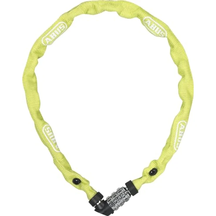 ABUS Kettenschloss 1200 Web, Zahlenschloss aus Spezialstahl, Sicherheitslevel 3, 60 cm, Zufallsfarbe – Bild 1