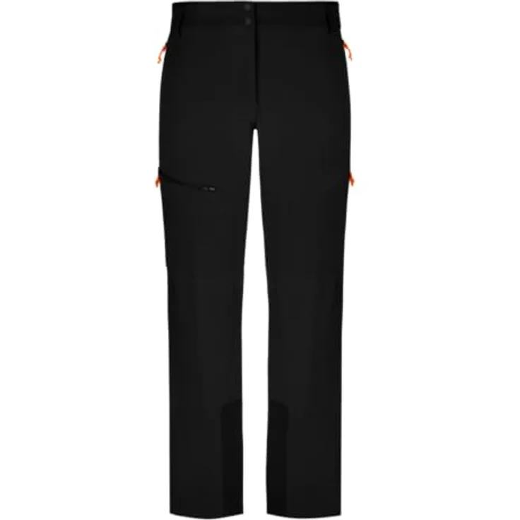 Salewa Sella Durastretch Herren Skihose, windfest und wasserabweisend, Ergonomischer Schnitt, Größe L, Schwarz