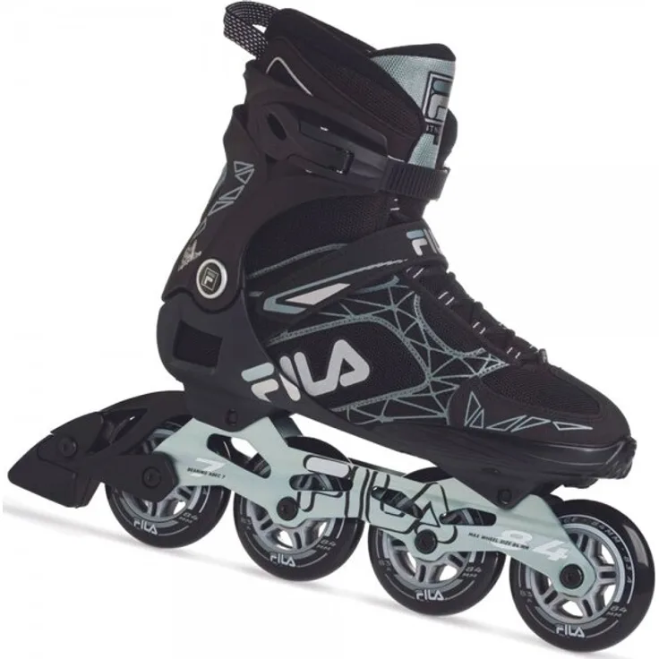 Fila Inline Skates Legacy Pro 84 2022, hohe Sicherheit mit Aluminium-Plattenspieler, 84 mm Rädern und ABEC 7 Lagern