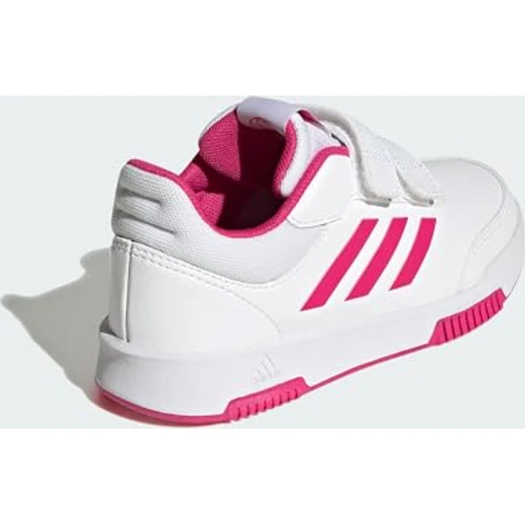 adidas Tensaur Hook And Loop Laufschuhe, Unisex, mit Non Marking Gummisohle, Größe 33, Weiß, recyclingfähiges Obermaterial – Bild 6