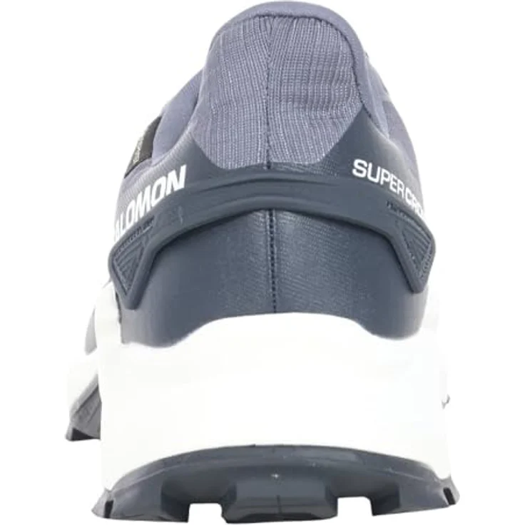 Salomon Herren Sneaker Supercross 4 GTX, wasserdichte Trailrunningschuhe mit GORE-TEX, Quicklace-Schnellschnürsystem, grisaille/white/carbon, Größe 11.5 – Bild 5