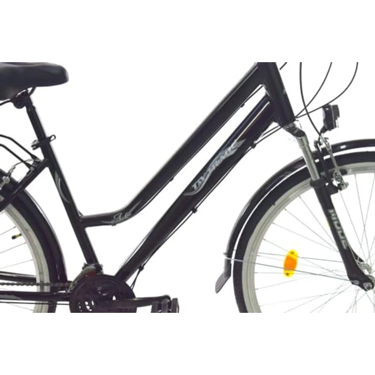 T&Y Trade 28 Zoll Alu Aluminium City Trekking Fahrrad 21 Gang Shimano STVO Schwarz AFA – Bild 2