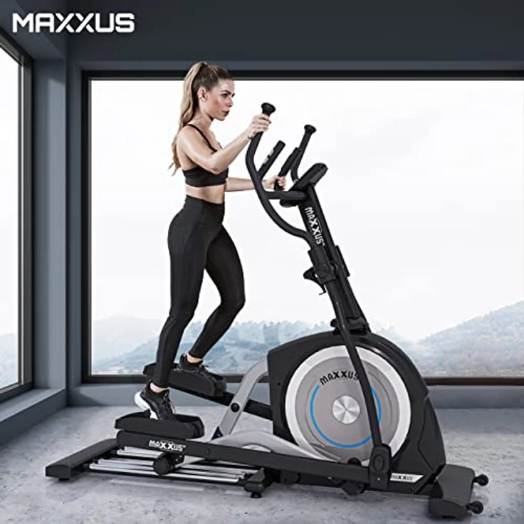 MAXXUS Crosstrainer CX 6.1 - Für Zuhause, LCD Display, Leise, mit Bluetooth, Magnetbremse, 12 Programmen, 29 Schwungmasse, bis 160 kg - Ellipsentrainer, Elliptischer Heimtrainer, Cardio Trainingsgerät - Preisvergleich – Bild 3