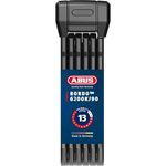 Abus Bordo 6200K, Faltschloss, 94 cm, mit ABUS XPlus-Zylinder und robuster Stahlummündung, schwarz