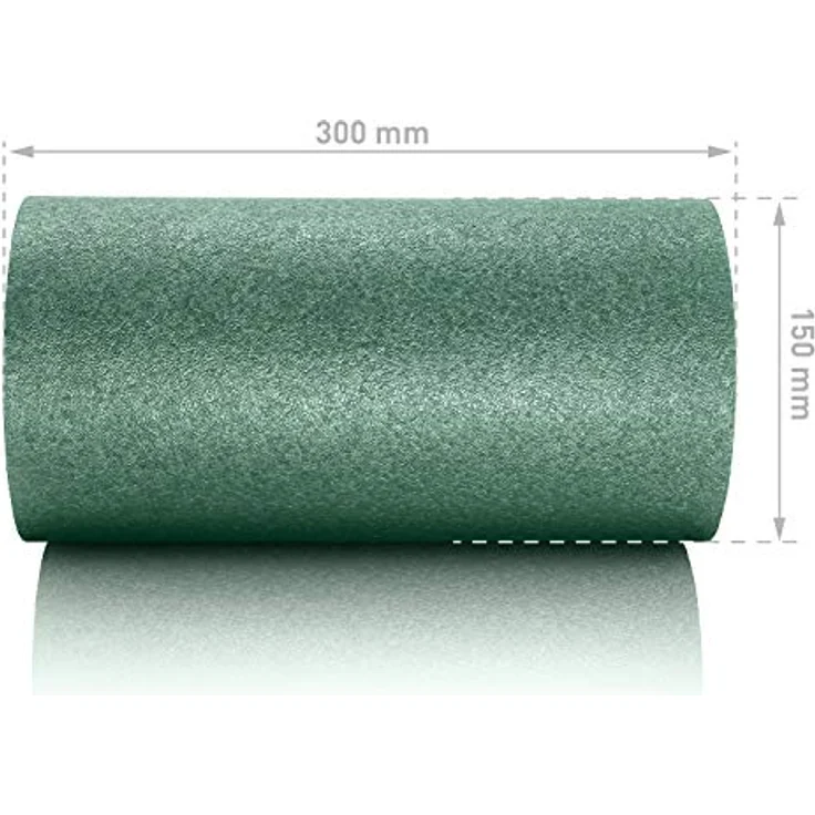 BODYMATE Faszienrolle Standard Mittel-Hart, Massage-Rolle zur Eigenmassage mit Gratis E-Book, Midnight-Green, 30x15cm – Bild 5