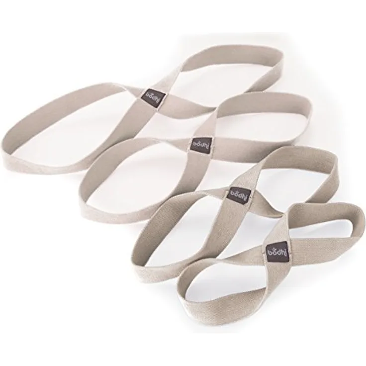 Yoga Loop Ananta S, Yoga Gurt ohne Schnalle, ca. 33 cm, aus 100% Baumwolle, natur, Yoga-Hilfsmittel, Yoga-Zubehör