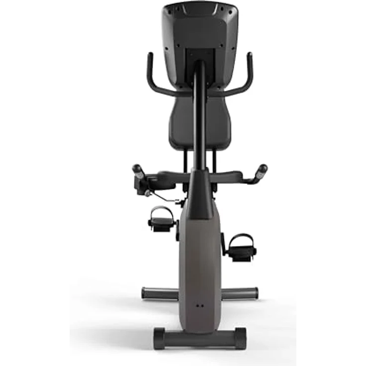 Vision Fitness R60 Halbliege-Ergometer, stromloser Generatorbetrieb, bis 182 kg, 25 Widerstände, LED-Konsole – Bild 5