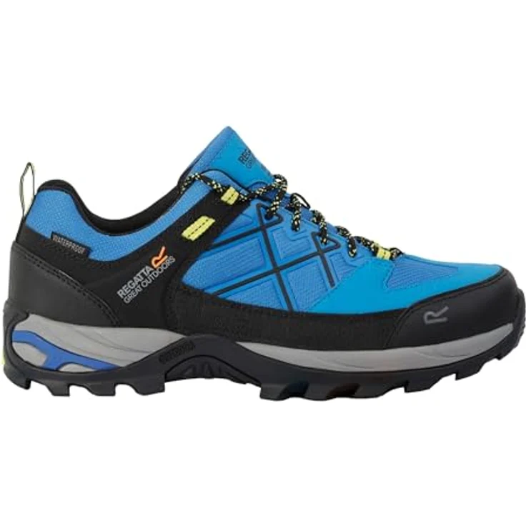 Regatta Samaris III RMF835-DLW, Wanderschuhe mit ISOTEX-Membran und atmungsaktiven Materialien, grau/orange – Bild 4