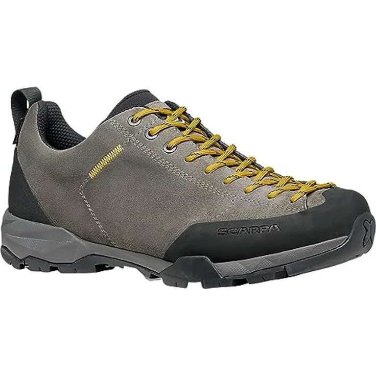 Scarpa Mojito Trail GTX, Multifunktionsschuhe für Herren, wasserdicht mit optimalem Grip, titanium/mustard, Größe 45 – Bild 1