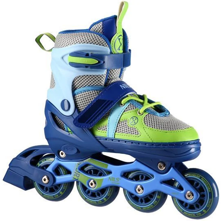 Nils Extreme Nj1828A, Roller Skates in Blau-Grün, Größe S (31–34)