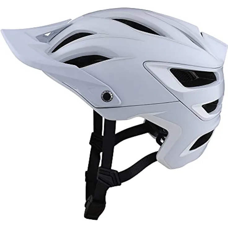 Troy Lee Designs A3 Velohelm, 53 - 56 cm, mit MIPS Schutzsystem und 16 Belüftungsöffnungen, schwarz