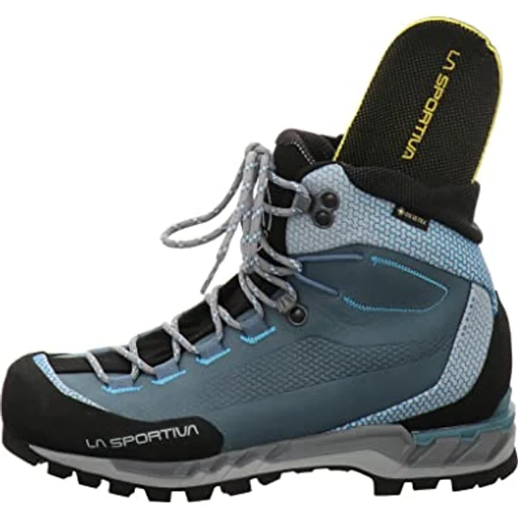 La Sportiva La Trango Tech Gtx 21T903624, Wanderschuhe aus wasserdichtem Nubukleder, Slate/Topaz, mit 3D Flex Bewegungssystem und Anti-Shock Zwischensohle – Bild 6