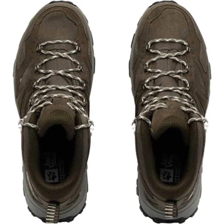 Jack Wolfskin Vojo Tour LT Texapore Mid M, Herren Wanderschuhe mit wasserdichtem Wildleder-Obermaterial, Braun – Bild 3